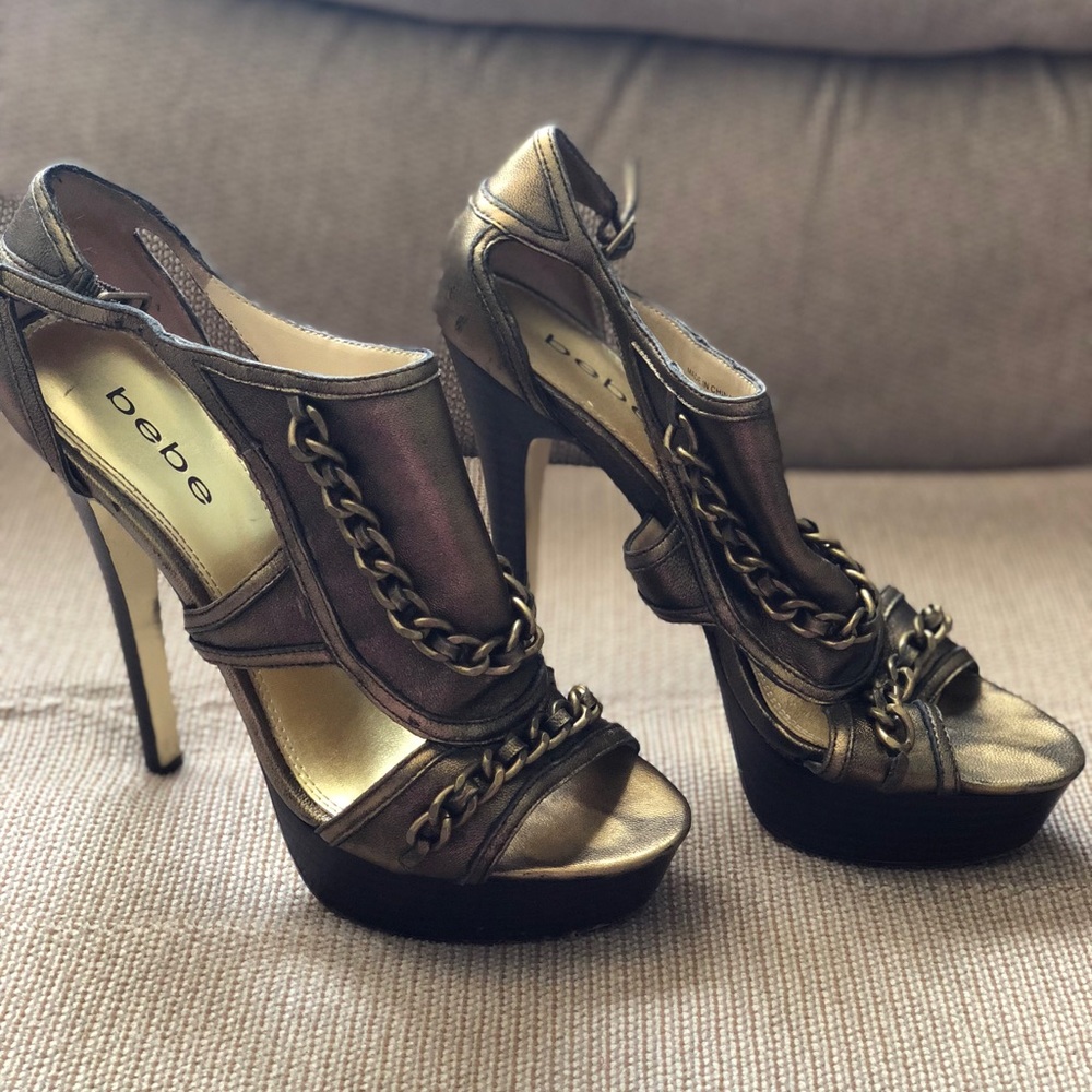 Gold heels